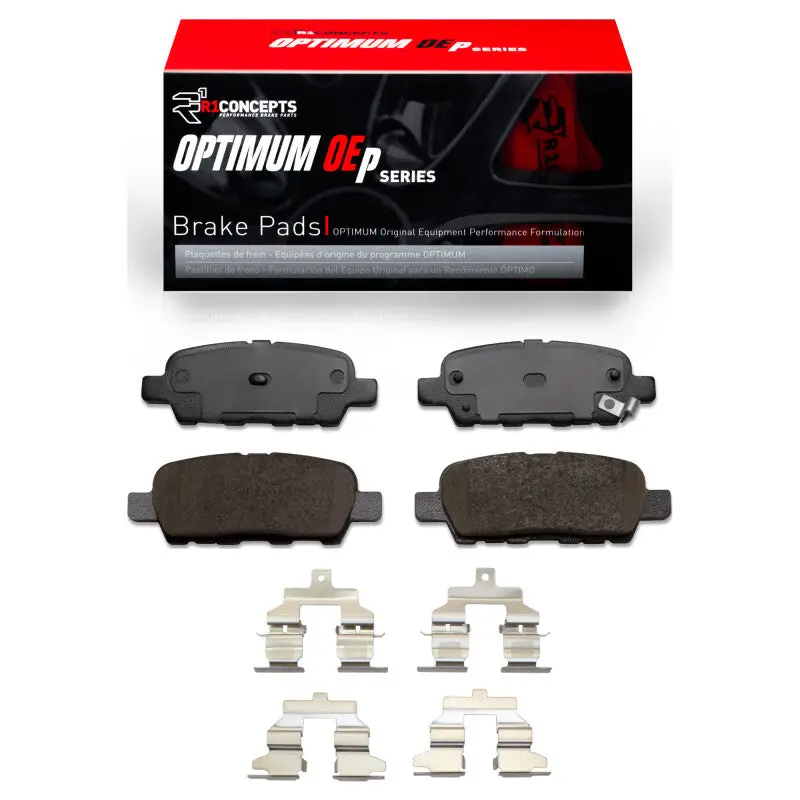 R1 2002-2025 Nissan Juke Rear R1 Optimum Oe Pads & Hardware Kit 1