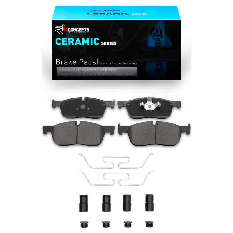 R1 2015-2019 Jaguar E-Pace Front R1 Ceramic Pads & Hardware Kit 1