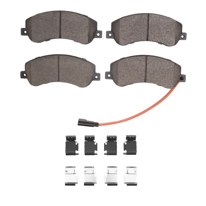 R1 10-17 Volkswagen Amarok (Mexico) Front Semi Met Pads & Hardware Kit 1