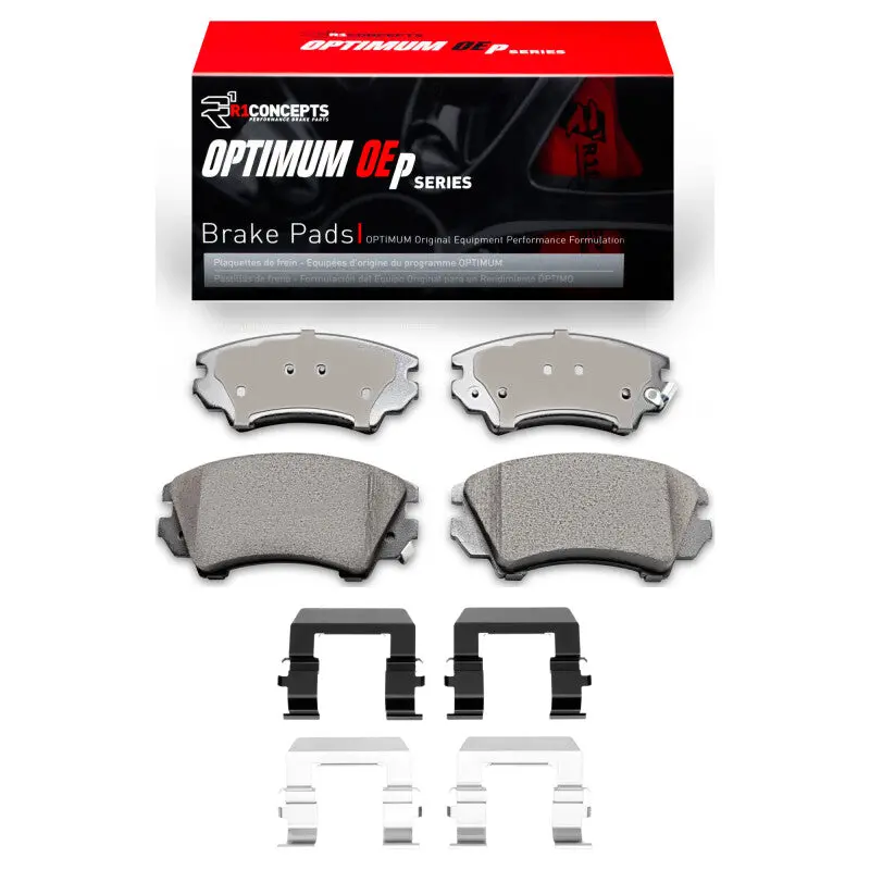 R1 10-15 Chevrolet Camaro Front Optimum Oe Brake Pads & Hardware Kit 1
