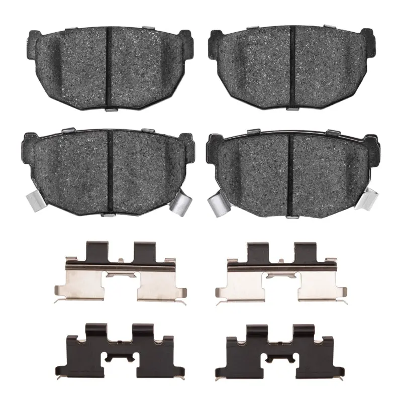 R1 1981-1998 Nissan 240Sx Rear R1 Semi Met Pads & Hardware Kit 1