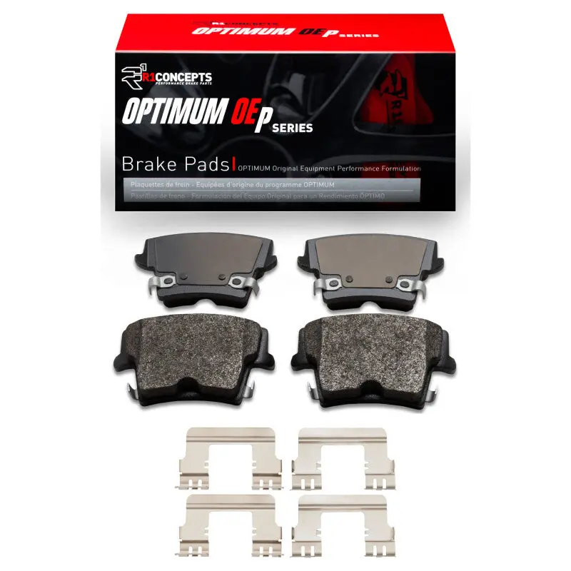 R1 05-18 Chrysler 300 Rear Optimum Oe Brake Pads & Hardware Kit 1