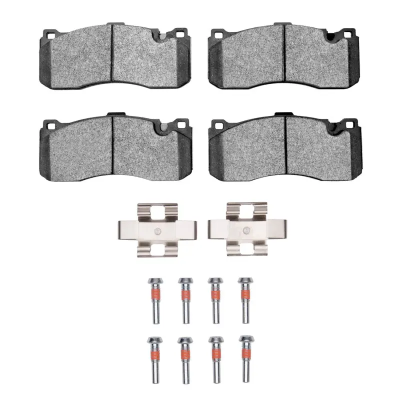 R1 2006-2013 Bmw 330I Front R1 Semi Met Pads & Hardware Kit 1