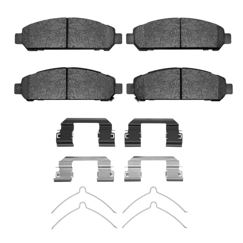 R1 09-15 Toyota Venza Front Semi Met Pads & Hardware Kit 1