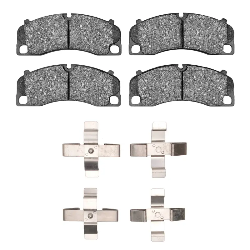 R1 13-23 Porsche 718 Boxster Front Semi Met Pads & Hardware Kit 1
