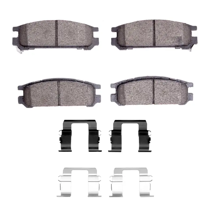 R1 90-94 Subaru Legacy Rear Optimum Oe Pads & Hardware Kit 1
