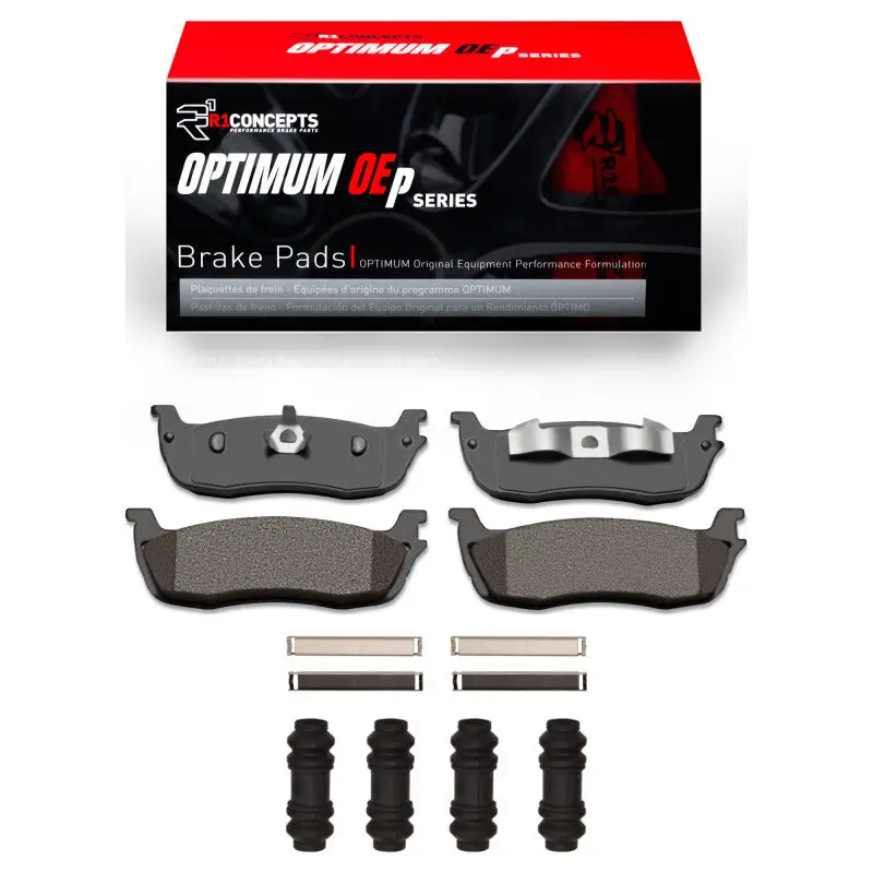 R1 97-11 Ford F-250 2Wd (Excl Super Duty) Rear Optimum Oe Pads & Hardware Kit 1