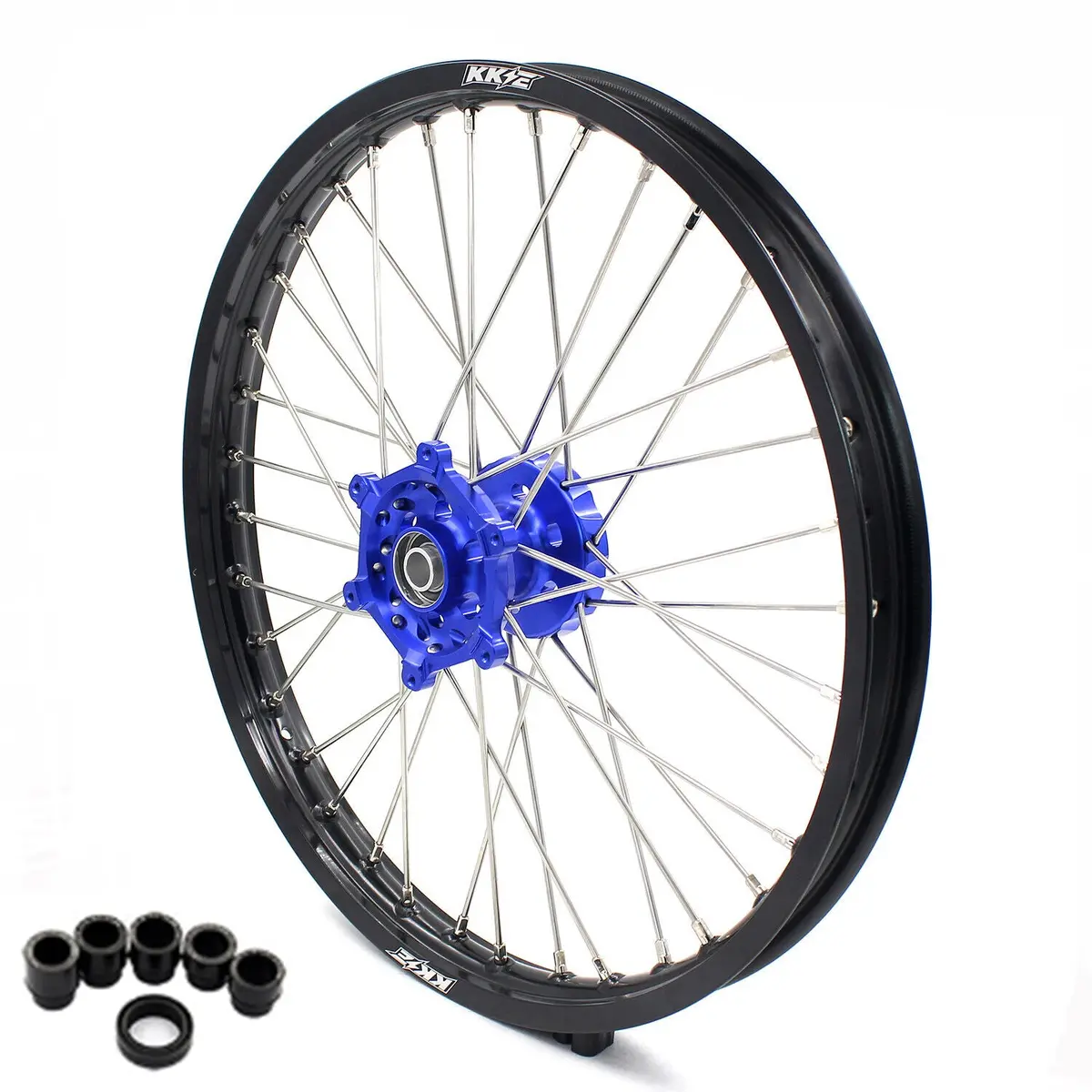 Kke 21"×1.6 Front Wheel For Yamaha Yz250f Yz450f Yz125 Yz250 Blue Hub 1