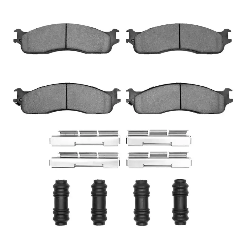 R1 03-08 Dodge Ram 1500 Pickup Front Semi Met Pads & Hardware Kit 1