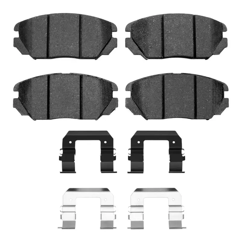 R1 05-11 Hyundai Sonata Front Euro Ceramic Pads & Hardware Kit 1