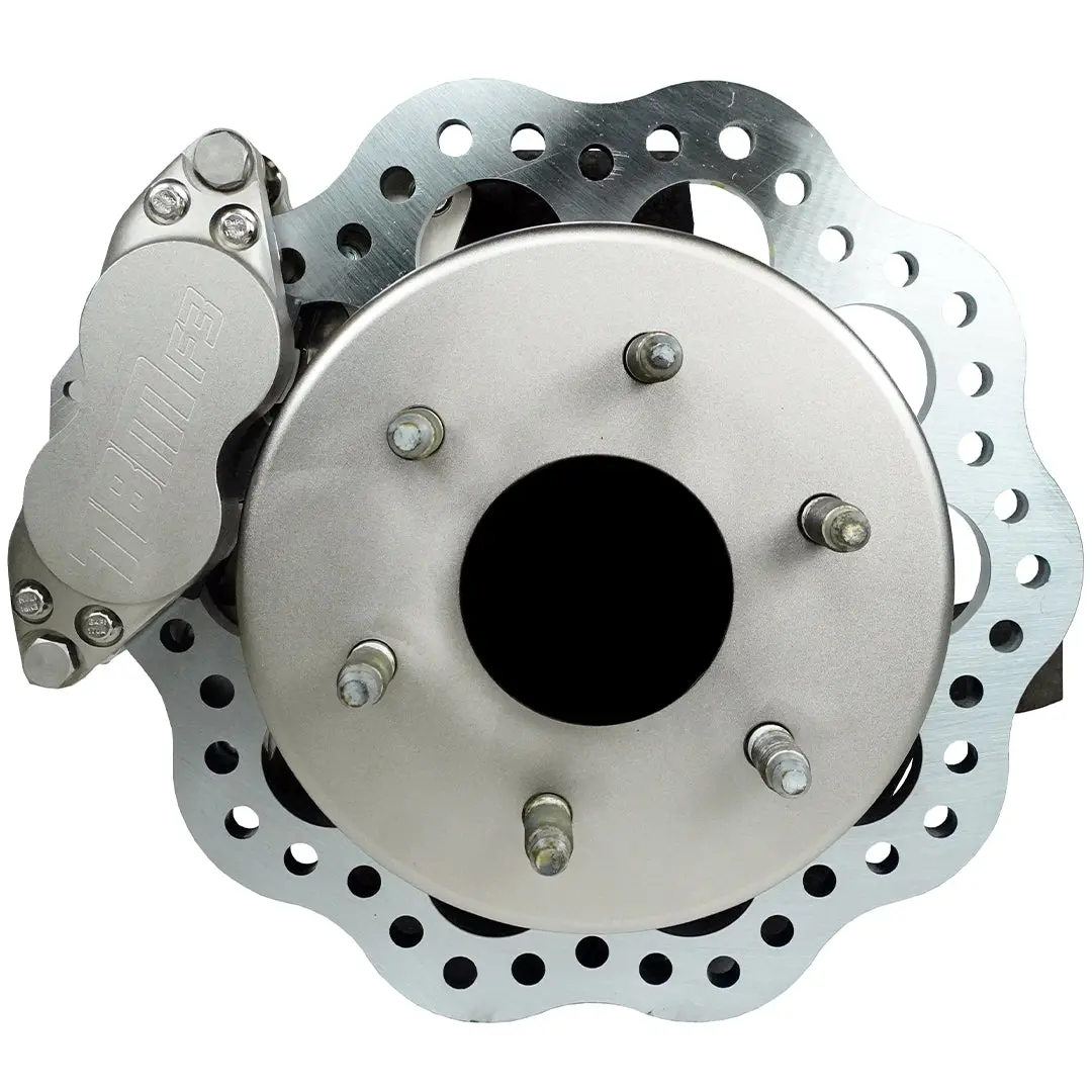 22-24 Silverado 2Wd/4Wd Medium Duty 4 Piston Front Drag Racing Brake Kit 6X5.5 Lug Front Brake Kit 003-0335-1 1