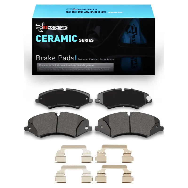 R1 2010-2017 Land Rover Discovery Front R1 Ceramic Pads & Hardware Kit 1