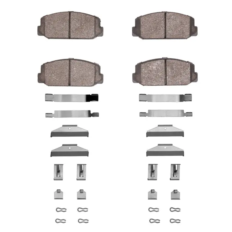 R1 70-75 Toyota Celica Front Semi Met Pads & Hardware Kit 1