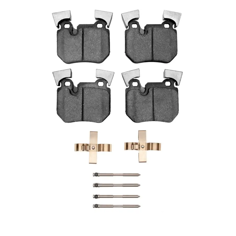 R1 2006-2013 Bmw 328I Rear R1 Semi Met Pads & Hardware Kit 1