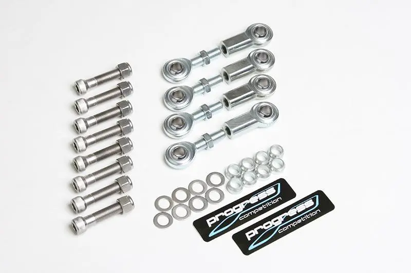 Progress Tech 97-13 Chevrolet Corvette (C5/C6) 3-Piece End Link Kit (Pair) - Front & Rear 1