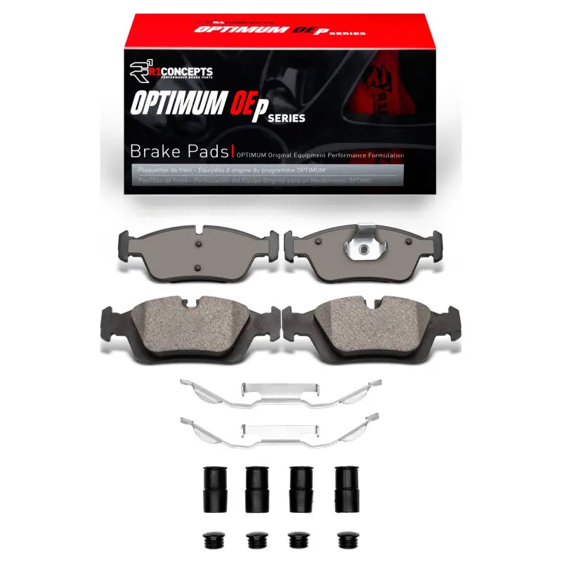 R1 1992-2008 Bmw 318Ti Front R1 Optimum Oe Pads & Hardware Kit 1
