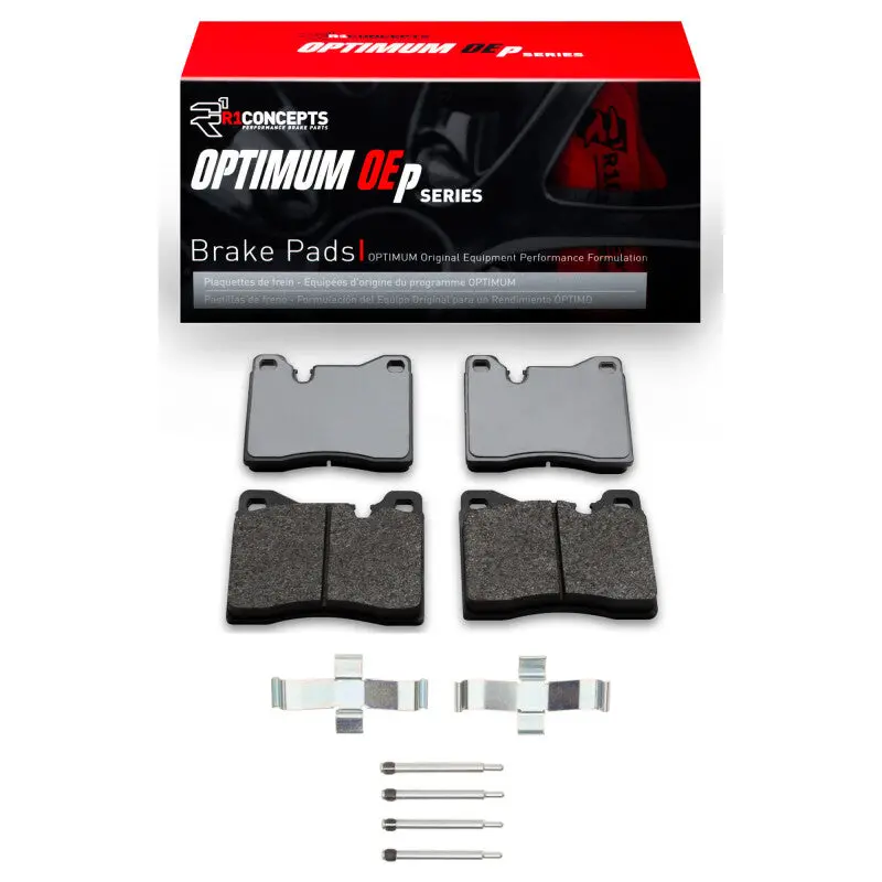 R1 69-76 Bmw 2800Cs Front Optimum Oe Pads & Hardware Kit 1