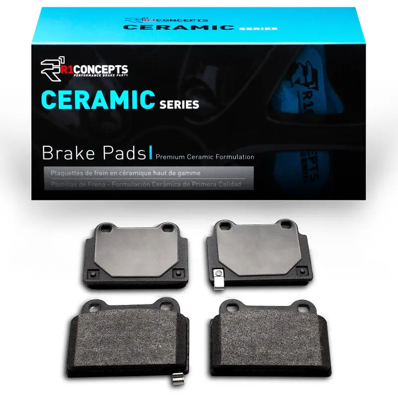 R1 08-15 Mitsubishi Lancer Rear R1 Ceramic Brake Pads 1