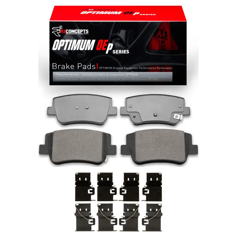 R1 2021-2025 Hyundai Sonata Rear R1 Optimum Oe Pads & Hardware Kit 1