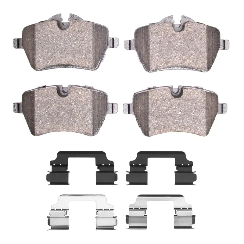 R1 11-16 Mini Cooper Paceman Front Ceramic Pads & Hardware Kit 1