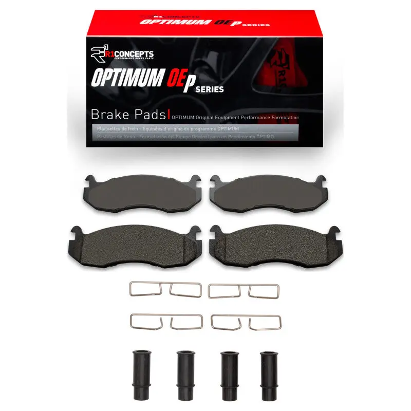 R1 96-06 Hummer H1 Front Optimum Oe Pads & Hardware Kit 1