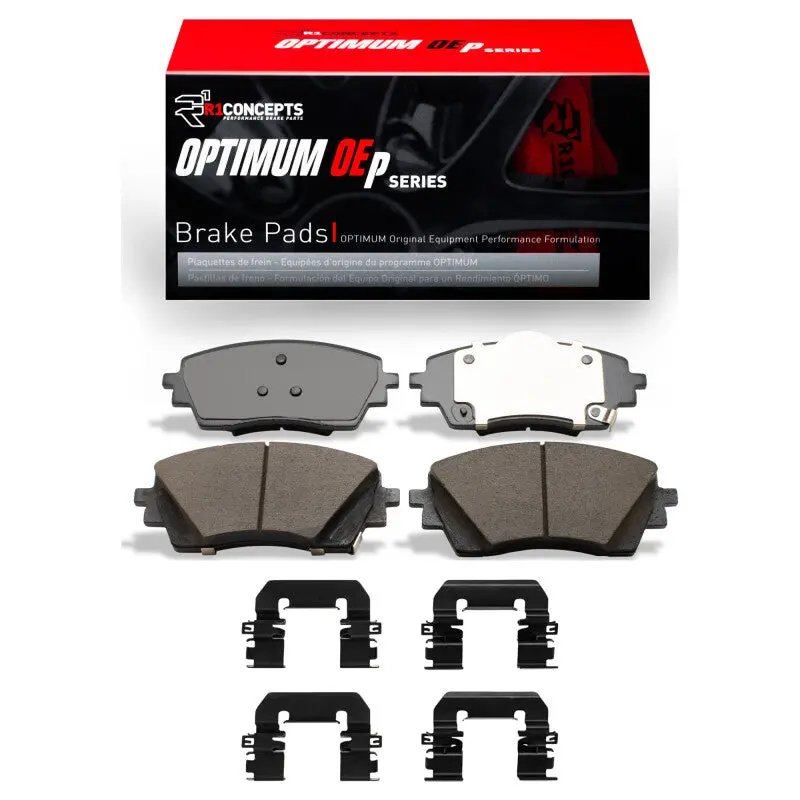 R1 24-25 Hyundai Kona Front Optimum Oe Pads & Hardware Kit 1