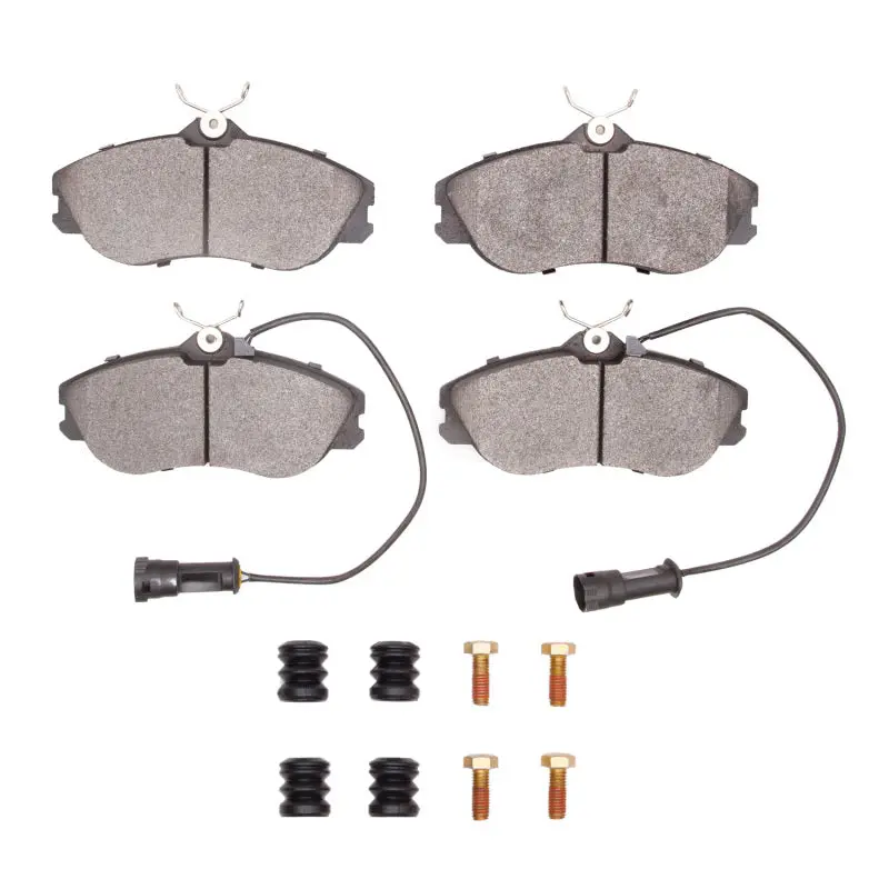 R1 90-98 Audi 90 Front Semi Met Pads & Hardware Kit 1