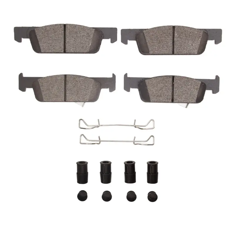 R1 16-19 Smart Fortwo Front Euro Ceramic Pads & Hardware Kit 1