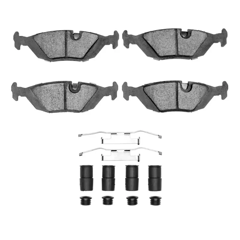 R1 81-91 Bmw 325 Rear Semi Met Pads & Hardware Kit 1