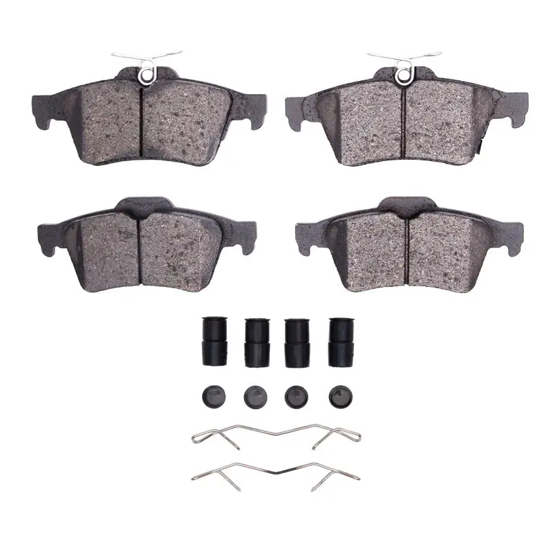 R1 2018-2022 Ford Ecosport Rear R1 Ceramic Pads & Hardware Kit 1