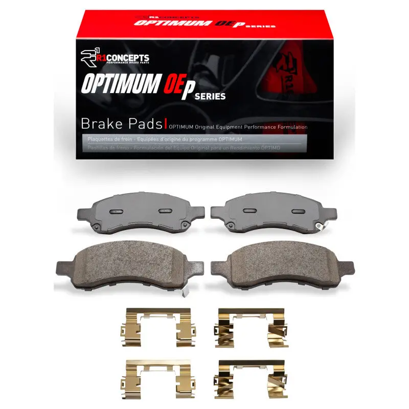 R1 2006-2012 Buick Rainier Front R1 Optimum Oe Pads & Hardware Kit 1