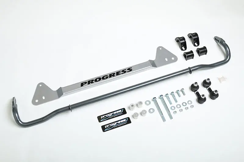 Progress Tech 92-95 Honda Civic Rear Sway Bar (22Mm - Adjustable) Incl Bar Brace And Adj End Links 1