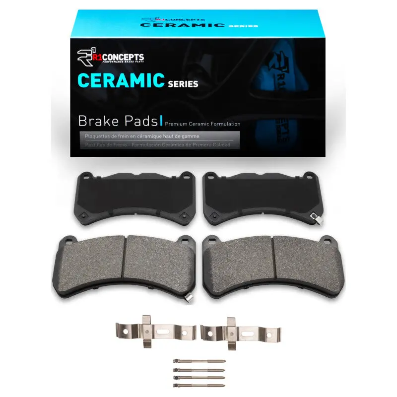R1 2008-2025 Lexus Is F Front R1 Ceramic Pads & Hardware Kit 1