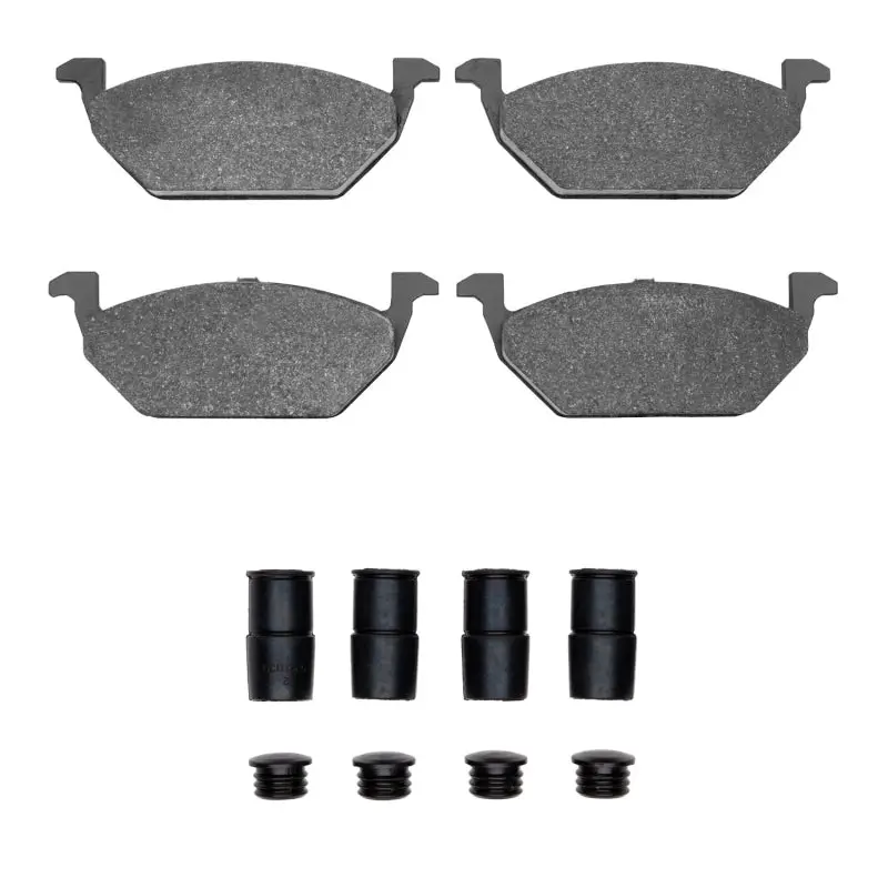 R1 98-17 Volkswagen Crossfox (Mexico) Front Semi Met Pads & Hardware Kit 1