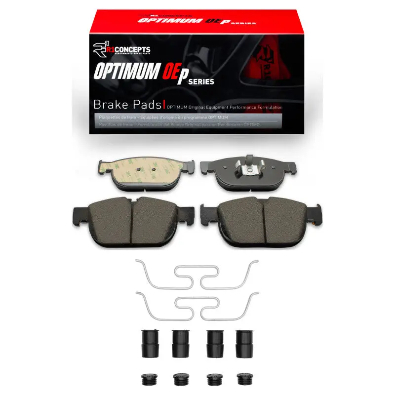 R1 16-24 Polestar Polestar 2 Front Optimum Oe Brake Pads & Hardware Kit 1