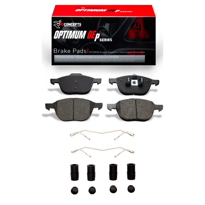 R1 13-22 Ford Escape Front Optimum Oe Brake Pads & Hardware Kit 1
