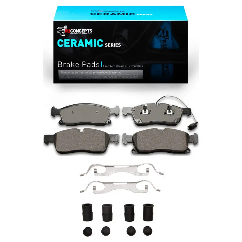 R1 2017-2023 Maserati Levante Front R1 Ceramic Pads & Hardware Kit 1