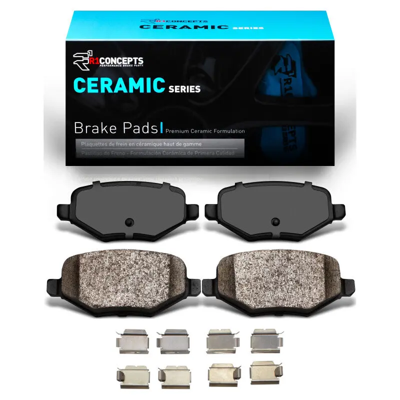 R1 09-19 Ford Explorer Rear Optimum Oe Brake Pads & Hardware Kit 1