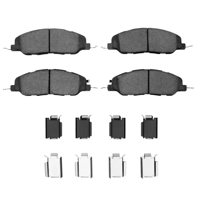 R1 05-14 Ford Mustang Front Euro Ceramic Brake Pads And Hardware Kit 1