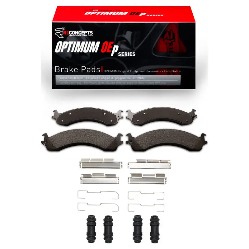 R1 00-02 Dodge Ram 2500 Front Optimum Oe Pads & Hardware Kit 1