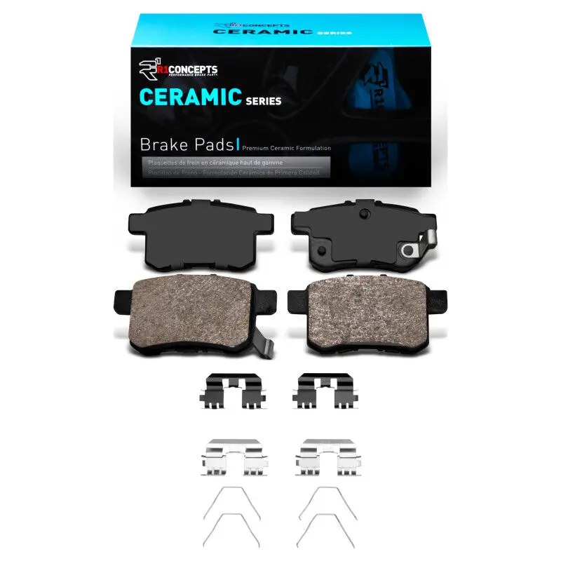 R1 2008-2017 Acura Tsx Rear R1 Ceramic Pads & Hardware Kit 1