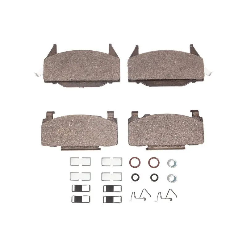 R1 80-82 Chevrolet Chevette Front Semi Met Pads & Hardware Kit 1