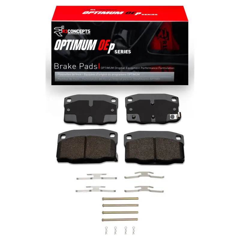 R1 88-89 Pontiac Lemans Front Optimum Oe Pads & Hardware Kit 1