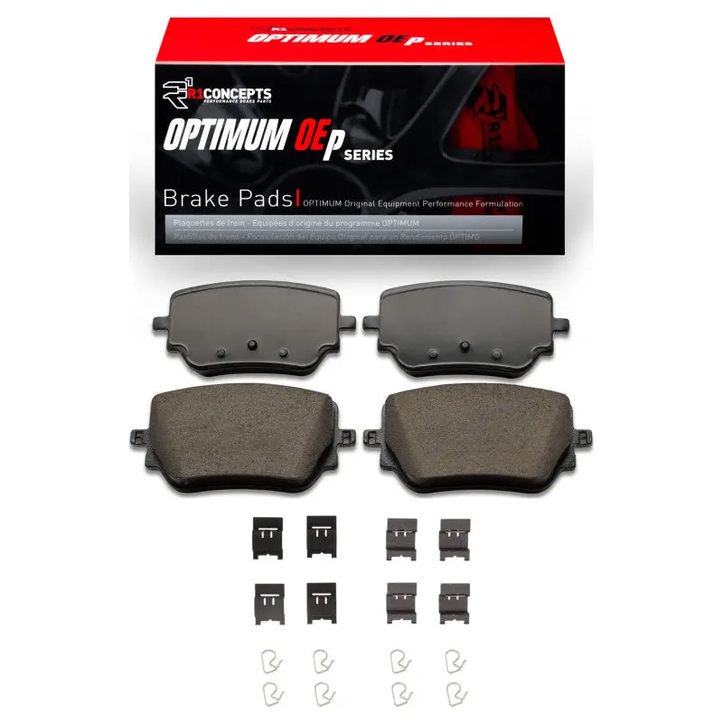 R1 20-25 Mercedes-Benz Glb250 Rear Optimum Oe Brake Pads & Hardware Kit 1
