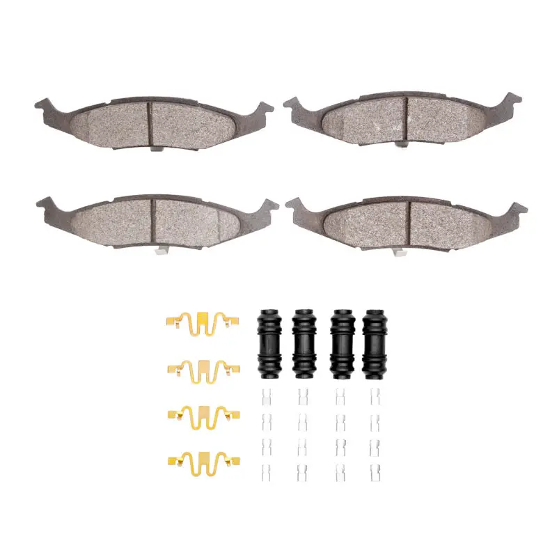 R1 95-96 Dodge Neon (Usa/Canada) Front Semi Met Pads & Hardware Kit 1