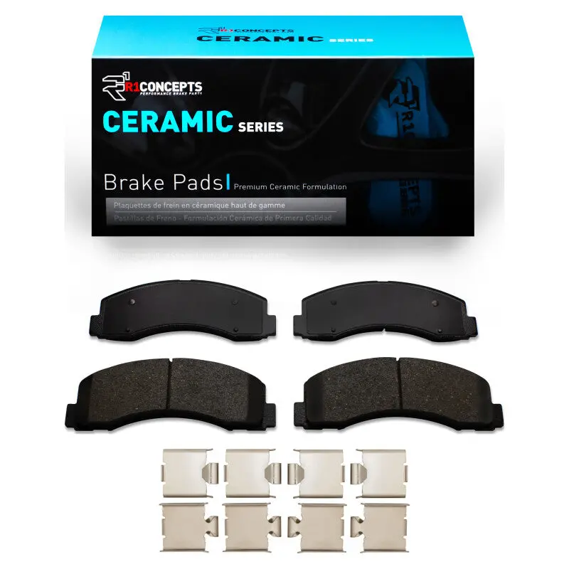 R1 2010-2021 Ford F-150 Rwd Front R1 Ceramic Pads & Hardware Kit 1