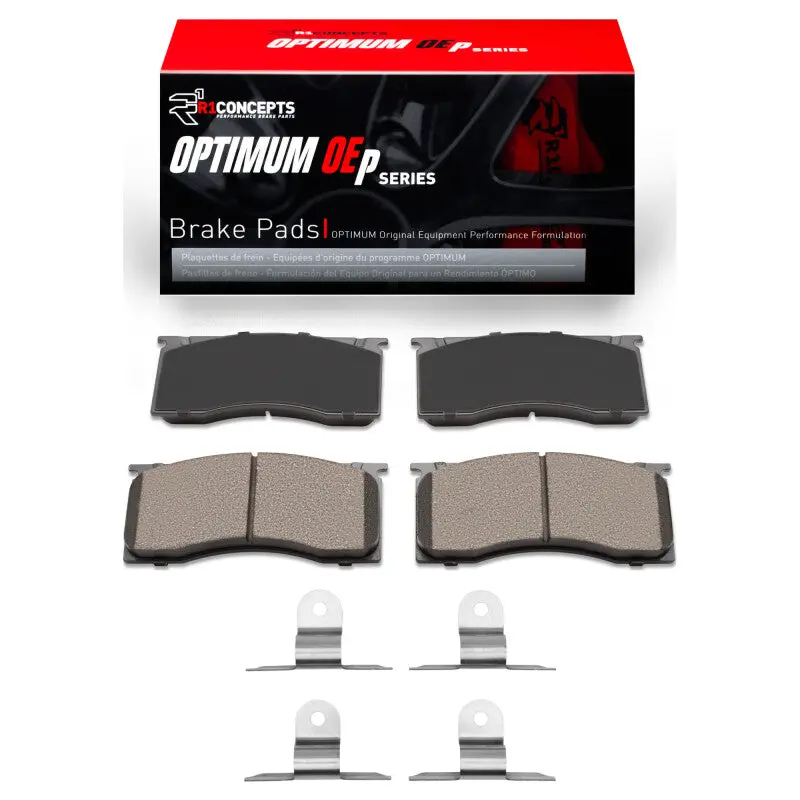 R1 1964-1972 Dodge Dart Front R1 Optimum Oe Pads & Hardware Kit 1