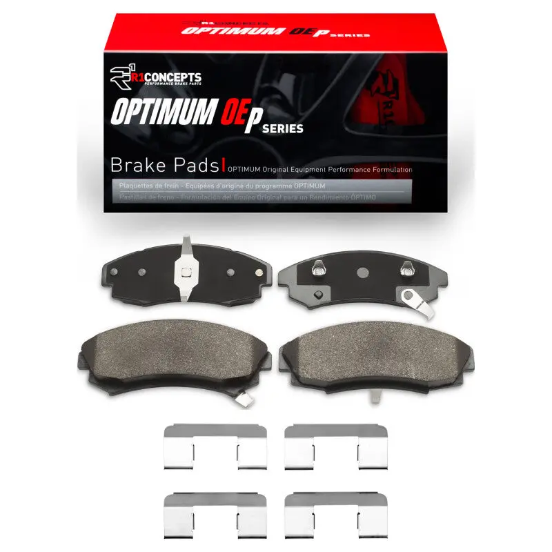 R1 86-92 Buick Riviera Front Optimum Oe Brake Pads & Hardware Kit 1