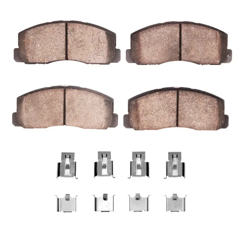 R1 83-86 Dodge Colt Front Optimum Oe Pads & Hardware Kit 1