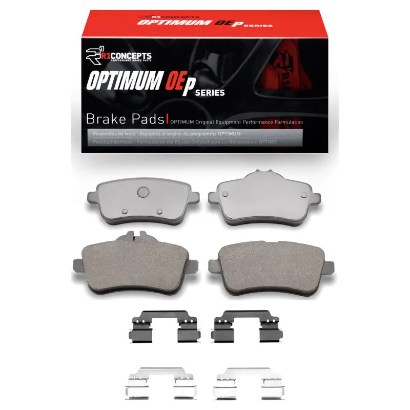 R1 12-19 Mercedes-Benz Gle550e Rear Optimum Oe Pads & Hardware Kit 1